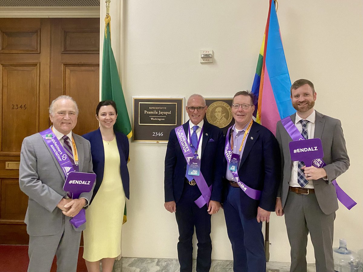 .<a href="/RepJayapal/">Rep. Pramila Jayapal</a>, thank you for cosponsoring the bipartisan #AADAPTAct, which will enhance dementia training for primary care providers. #ENDALZ <a href="/ALZ_WA/">Alzheimer's Association Washington State Chapter</a>