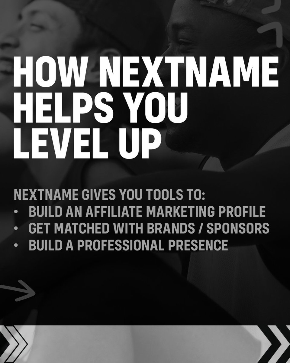 💡 Think you need 1M followers to be an influencer? Think again.

If you’ve got 1,000+ followers and real engagement, you’re already what brands are looking for.

Ready to take the next step?

👉 DM us "MICRO" to get started with NextName.

#NextName #MicroInfluencer #NIL