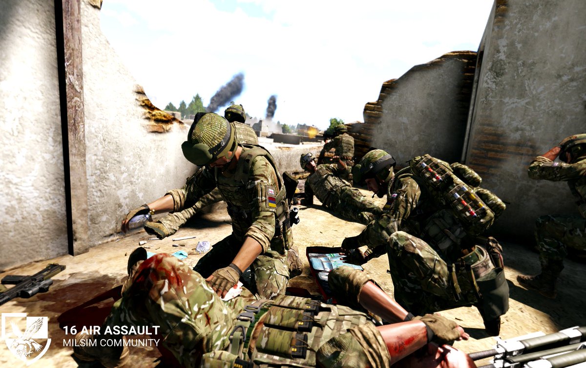 Not just bandages. 16 Close Support Medical Regiment handles life-saving under fire with immersive medical systems that challenge your skills. Dynamic injuries, triage under pressure, real consequences—this is milsim medicine.
 16aa.net #arma3 #milsim