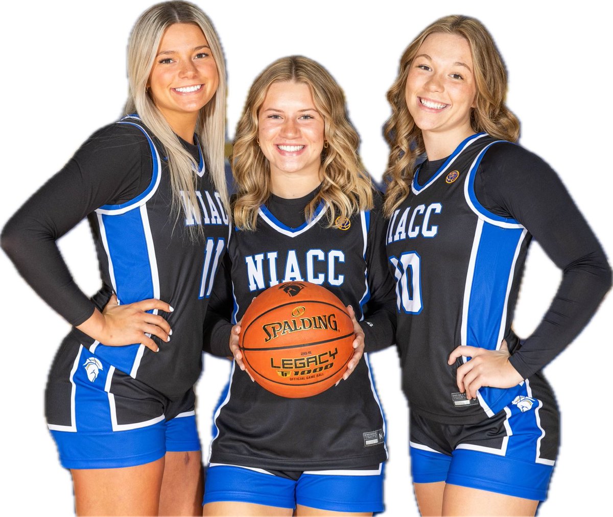 📣 Honor students, talented basketball players, terrific people!!  All three left NIACC with multiple full ride offers to NCAA colleges!! 🎉⭐️⭐️⭐️ 
They chose to transfer to the same college and continue to play together!!  🏀🔵🟡
Just one of many success stories at NIACC!!