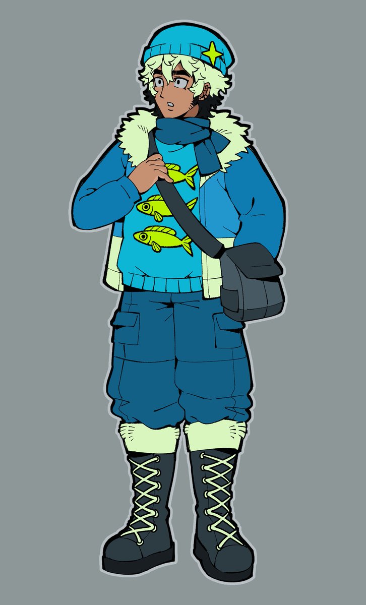 samoyed_void's tweet image. new nik and sasha ref 🐟🐟🐟