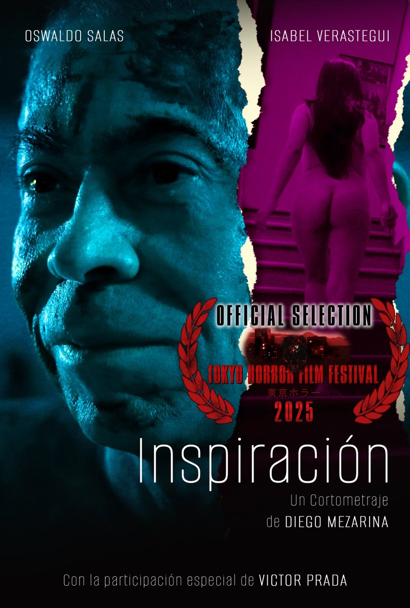 oswaldosalas's tweet photo. Inspiration by Diego Mezarina, co-starring with Isabel Verastegui (we play two serial killers) selected at the Tokyo Horror Film Festival. The only Latin American short film in competition. Will have its Asian premiere on July 19th at the Nakano Theater Kazaana
@TokyoHorrorFilm https://t.co/RVhcP2uEUd