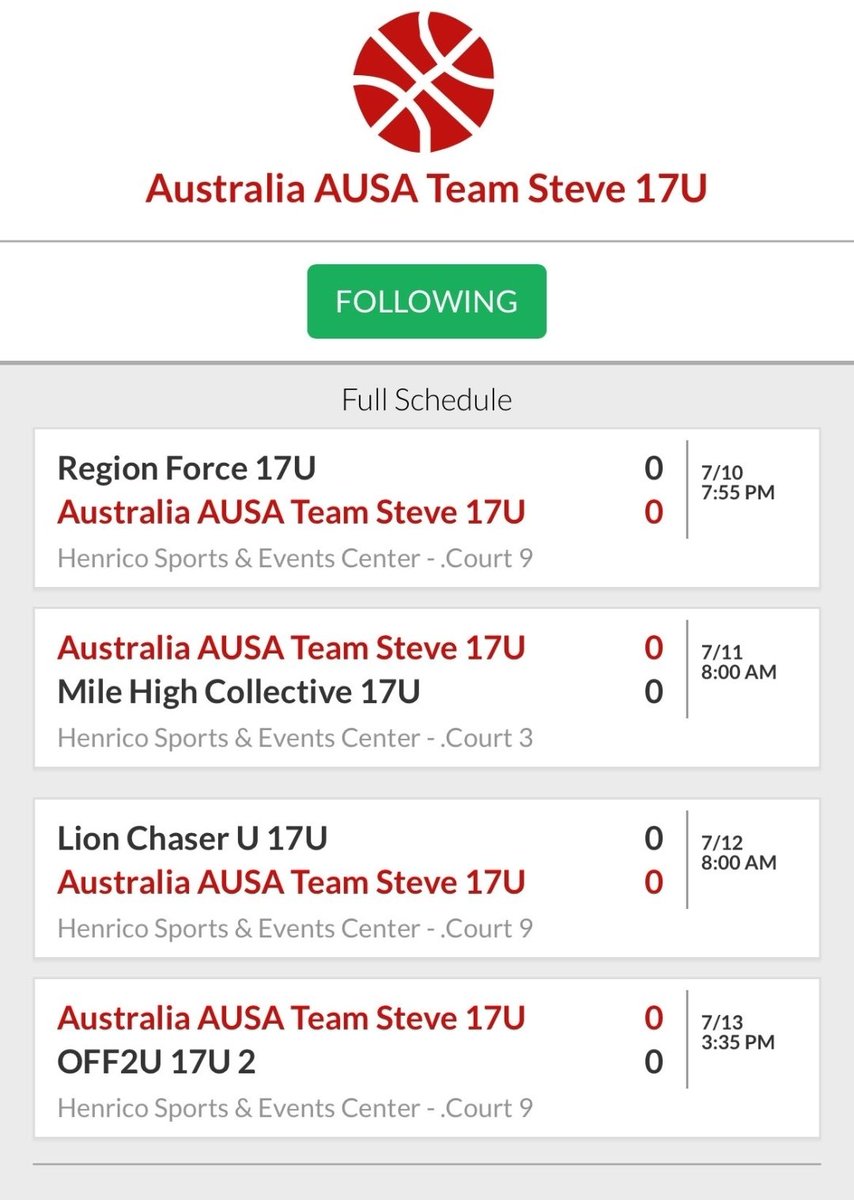 Liad Kagan (@liadkagan) on Twitter photo Had a great weekend playing my first session of <a href="/PRO16League/">PRO16/NXTPRO League</a> circuit.
My team will be heading to Richmond VA to play in the live period (10th-13th of July).
Team: AUSA Steve 17U
Coaches, please check out my schedule. Any questions please reach out. Had a great weekend playing my first session of <a href="/PRO16League/">PRO16/NXTPRO League</a> circuit.
My team will be heading to Richmond VA to play in the live period (10th-13th of July).
Team: AUSA Steve 17U
Coaches, please check out my schedule. Any questions please reach out.