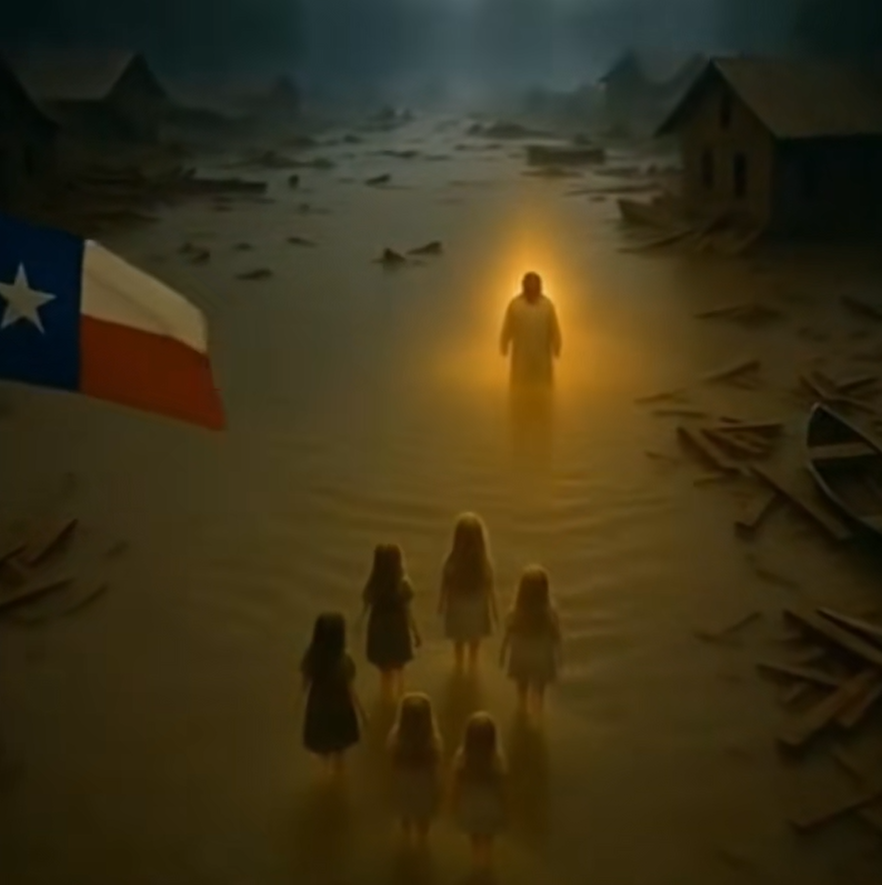ImogeneL4901's tweet photo. 💧 Praying for Texas.
My heart breaks for the families and children affected by the flooding. 💔
In the middle of rising waters and fear, may we remember: Jesus walks on storms — and He carries the little ones in His arms. 

#TexasFloods #ProtectTheChildren  #PrayForTexas https://t.co/ax6tVTn8J2