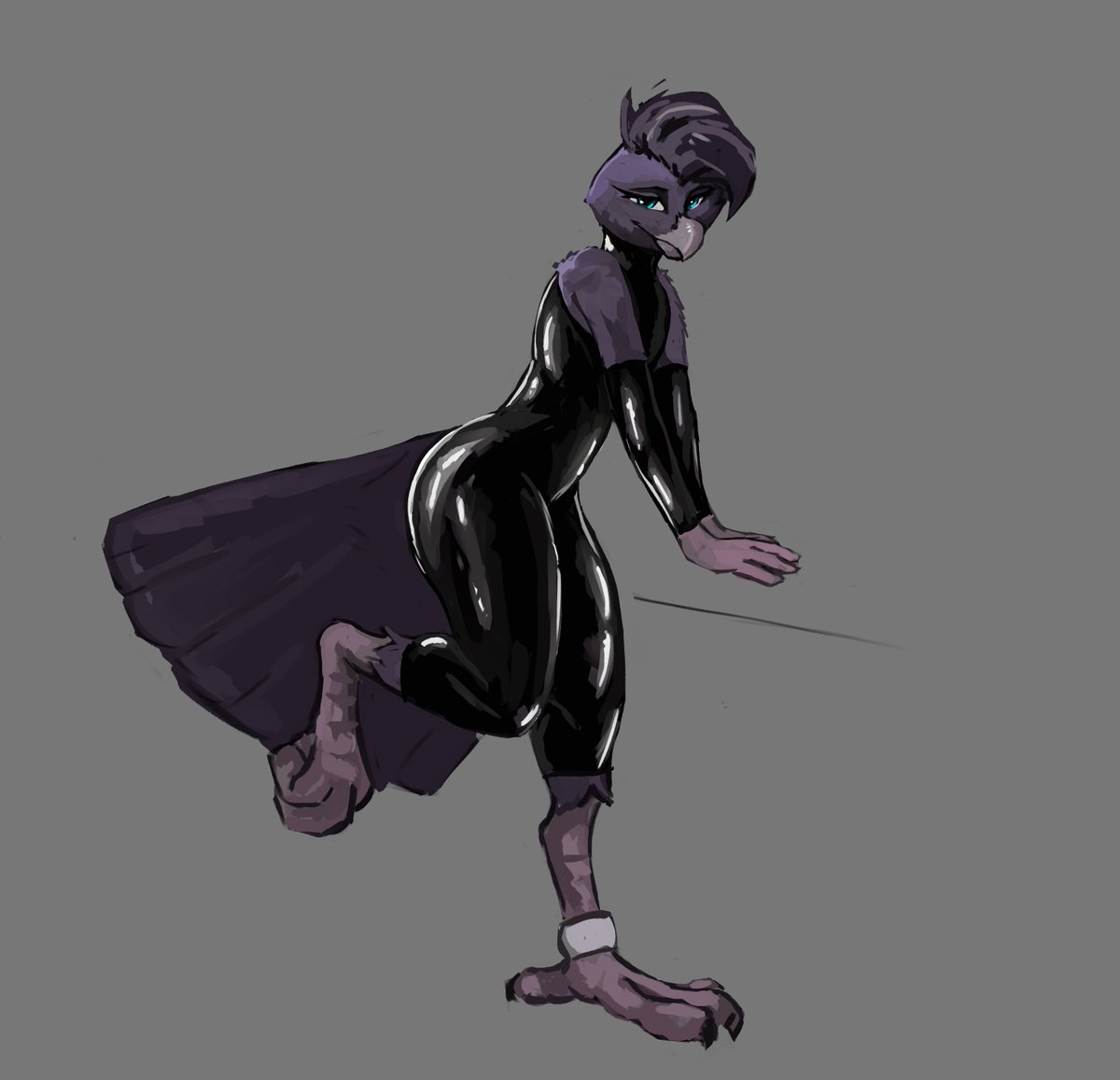 a study of reflective surfaces and uh..... bird