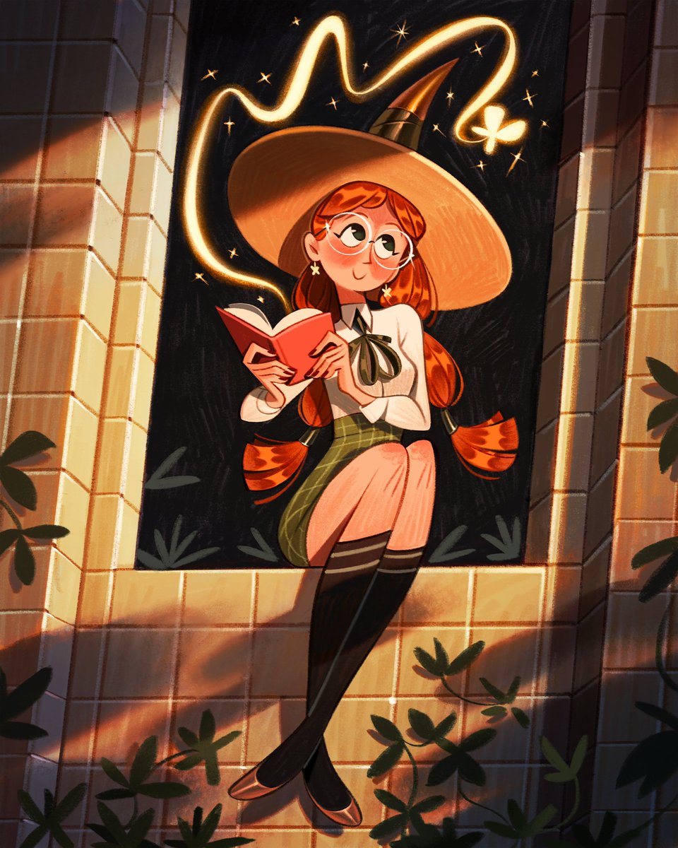 friedbaens's tweet image. I love drawing characters (especially witches) #PortfolioDay