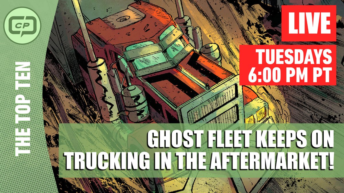 Tonight (07/08) on YouTube at 6pm PT it’s the CovrPrice TOP TEN SHOW! GHOST FLEET is on a roll! Tune in live to get the aftermarket breakdown! #Comics #Livestream

LINK: youtube.com/watch?v=UoGWnR…