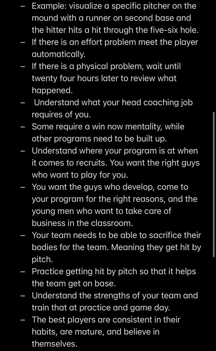 CoachCasto's tweet image. I enjoyed listening to the @ABCA1945 Podcast with guest @DaveSerrano11. This was a great discussion on finding coaching opportunities, what separates good and great players, and the importance of mental performance. Here are my notes! @CoachB_ABCA @NettingPros ⚾️📝🎧