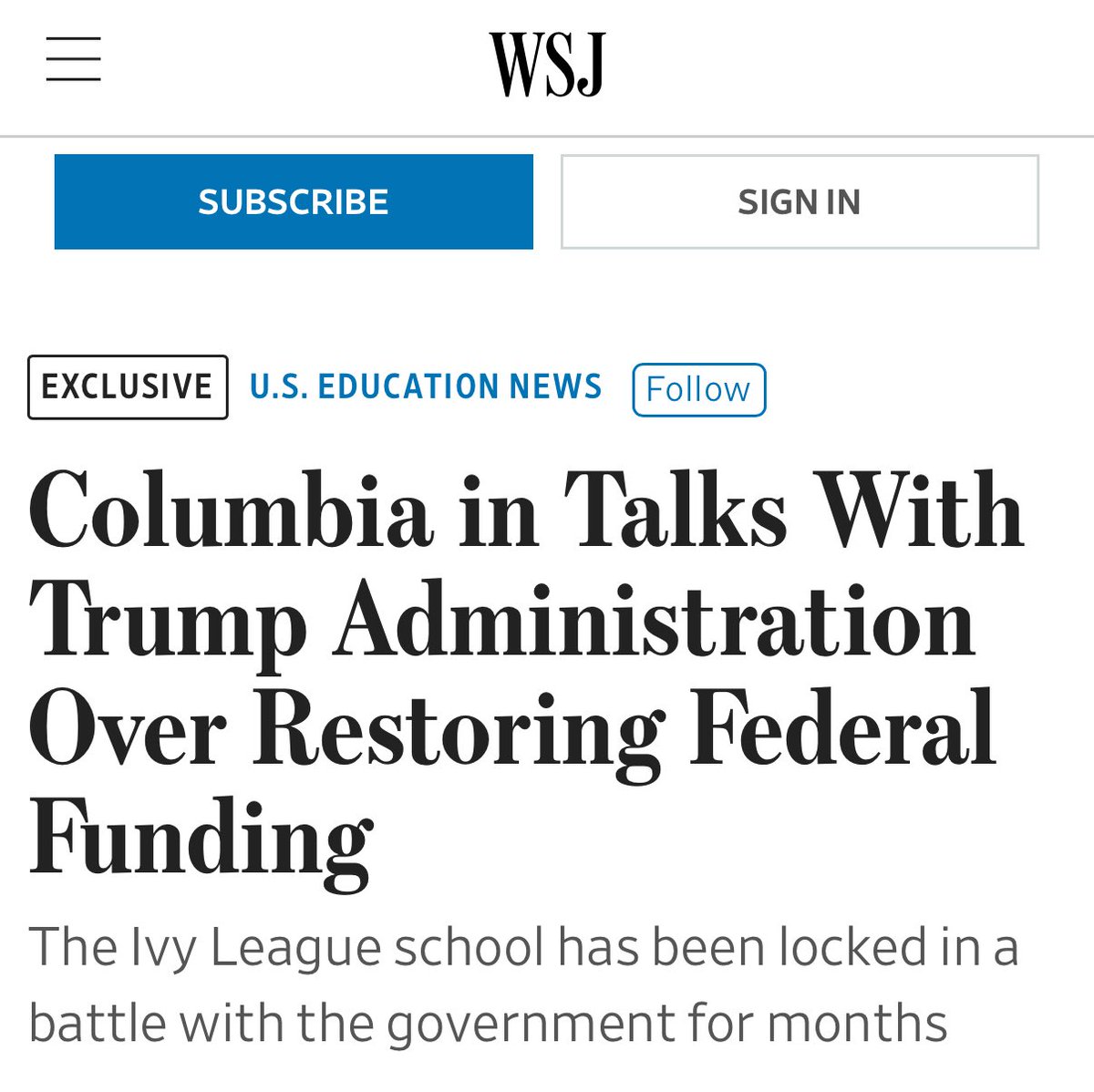 (((Rep.Alma Hernandez))) (@almaforarizona) on Twitter photo The same <a href="/Columbia/">Columbia University</a> leadership that let antisemitism fester is now begging for federal funding. Here’s the deal: No real reform, no money. The same <a href="/Columbia/">Columbia University</a> leadership that let antisemitism fester is now begging for federal funding. Here’s the deal: No real reform, no money.