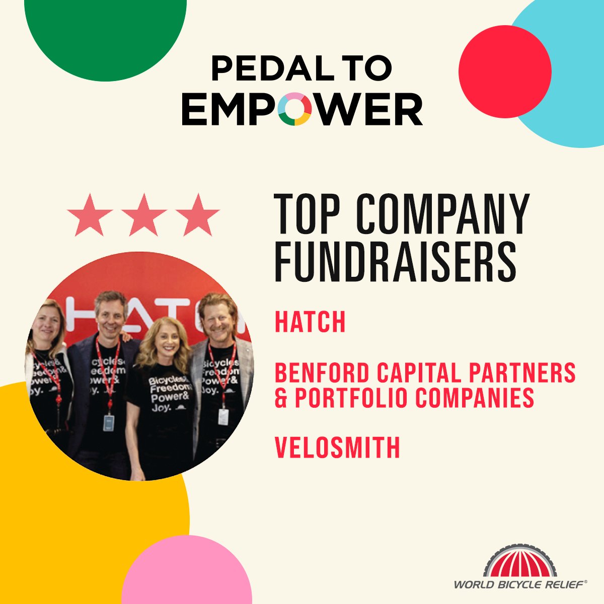 PowerOfBicycles's tweet image. Congratulations and a huge thank you to our 2025 #pedaltoempower top fundraising individuals, teams and organizations!
You, along with everyone who helped us exceed our fundraising goal, are making a world of difference through the #powerofbicycles!