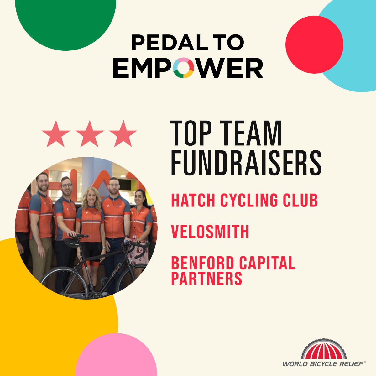PowerOfBicycles's tweet image. Congratulations and a huge thank you to our 2025 #pedaltoempower top fundraising individuals, teams and organizations!
You, along with everyone who helped us exceed our fundraising goal, are making a world of difference through the #powerofbicycles!