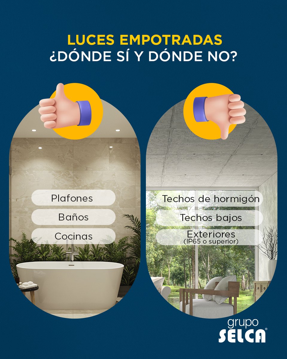 ¿𝗟𝘂𝗰𝗲𝘀 𝗲𝗺𝗽𝗼𝘁𝗿𝗮𝗱𝗮𝘀? Perfectas para techos de yeso y cielorrasos suspendidos, aportando un toque moderno.
📍 Centro: Victoria 24 y 54 Col. Centro, Alc. Cuauhtémoc, #CentroCdmx #SelcaIluminación #México #lifehack #iluminación