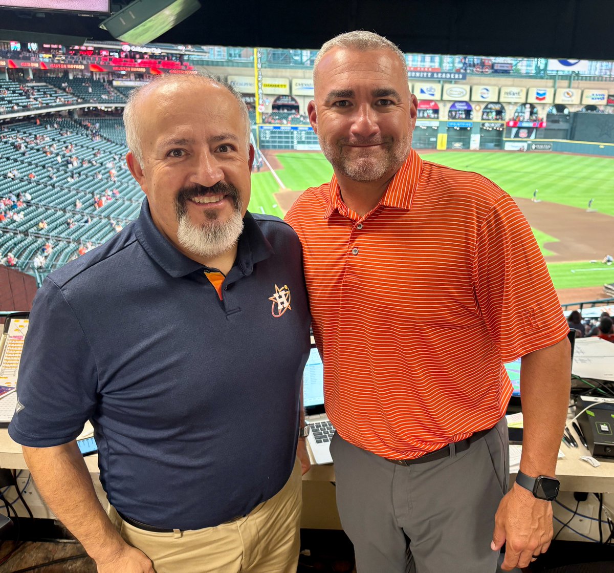 Space City Home Network (@spacecityhn) on Twitter photo Join our Spanish broadcasters Enrique Vasquez & Gene Flores as Los Astros Presented by <a href="/Academy/">Academy Sports + Outdoors</a> Sports + Outdoors continues this week!
Tune in tonight for Game Two vs. the Guardians, coverage begins at 7pm on SCHN2. Join our Spanish broadcasters Enrique Vasquez & Gene Flores as Los Astros Presented by <a href="/Academy/">Academy Sports + Outdoors</a> Sports + Outdoors continues this week!
Tune in tonight for Game Two vs. the Guardians, coverage begins at 7pm on SCHN2.
