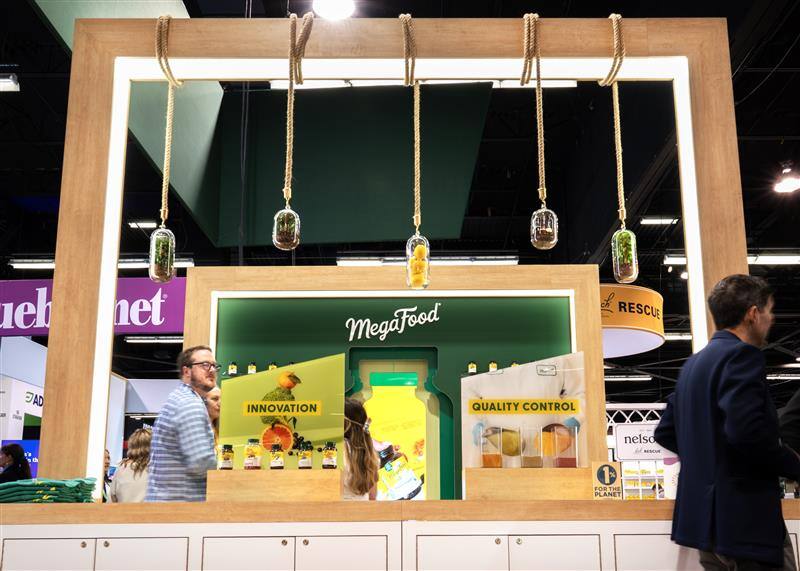 neuconcepts's tweet photo. We're thrilled to share this vibrant and innovative exhibit designed for MegaFood! STAR created an engaging 20x30 booth that truly reflects MegaFood’s commitment to plant-powered nutrition and sustainability.  Learn more about this project: https://t.co/nP7QEovran https://t.co/7nq8jYQwuV