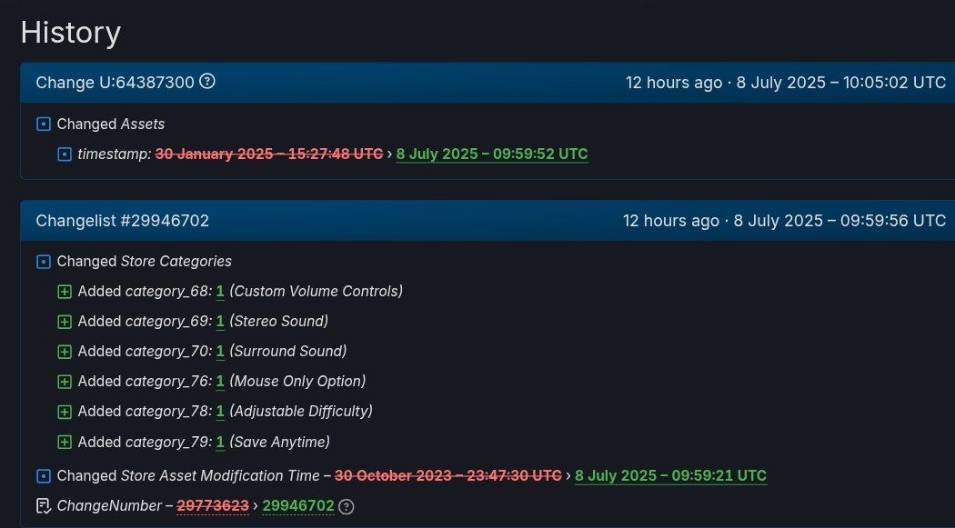 The Assassin's Creed IV Black Flag Steam page has also received a few updates today! 🏴‍☠️

Source: steamdb.info/app/242050/his…

#AssassinsCreedIVBlackFlagRemake