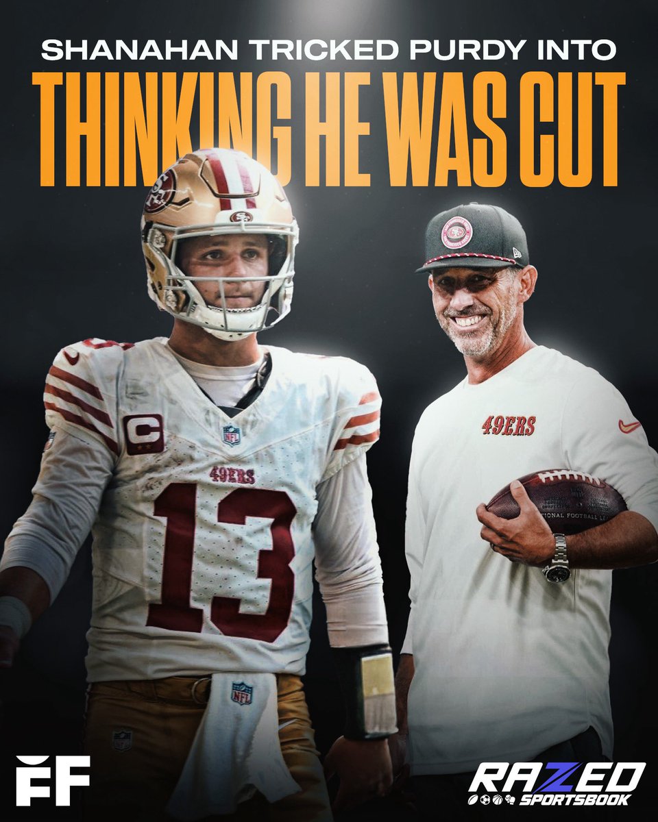 Brock Purdy thought he was getting cut his rookie year:

“Kyle opened the door &amp; goes 'Hey, Brock, can you grab your stuff and come talk to me?' I was like Am I getting cut? And he goes 'Na I’m kidding, set your stuff down, congrats Bro' and dapped me up…My heart was pounding.”