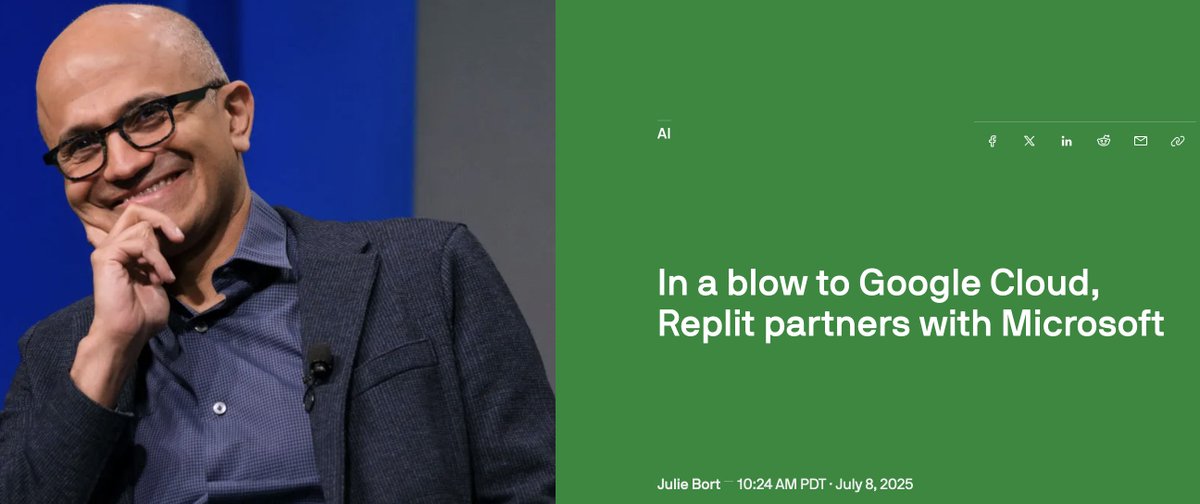 Replit  ditched Google Cloud for Microsoft Azure.
When you own the dev workflow, the backend spend follows. Is cloud neutrality a myth now?