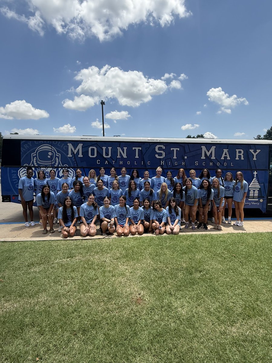 Mount Saint Mary VB (@msmvolleyball) on Twitter photo <a href="/MountStMary/">Mount St. Mary High</a> Volleyball are headed to <a href="/GoShockers/">Go Shockers</a> Wichita State University for a 3 day team camp.🏐 The defending State Champs are looking to secure another state title this 2025 szn! This would be the Rockets 🚀 4th title over the past five years! 💍💍💍 <a href="/MountStMary/">Mount St. Mary High</a> Volleyball are headed to <a href="/GoShockers/">Go Shockers</a> Wichita State University for a 3 day team camp.🏐 The defending State Champs are looking to secure another state title this 2025 szn! This would be the Rockets 🚀 4th title over the past five years! 💍💍💍