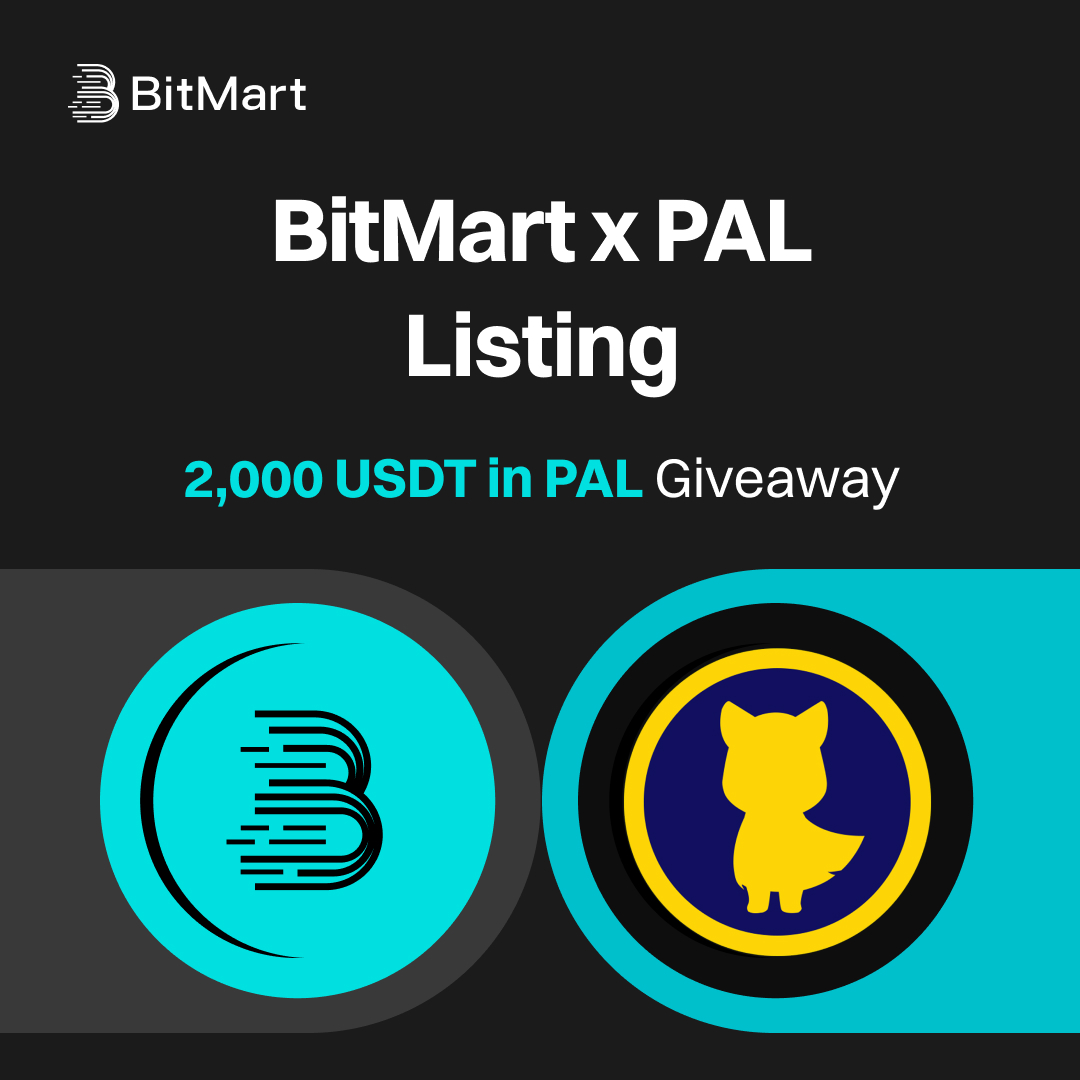 #Palio X #BitMart 2,000 USDT in $PAL #Giveaway is HERE! 🎁

To Enter:
1️⃣Follow <a href="/BitMartExchange/">BitMart</a> &amp; <a href="/PalioAI/">Palio</a>
2️⃣Comment with hashtag #BitMart $PAL &amp; tag 3 friends
3️⃣Fill: gleam.io/KIEDB/bitmart-…