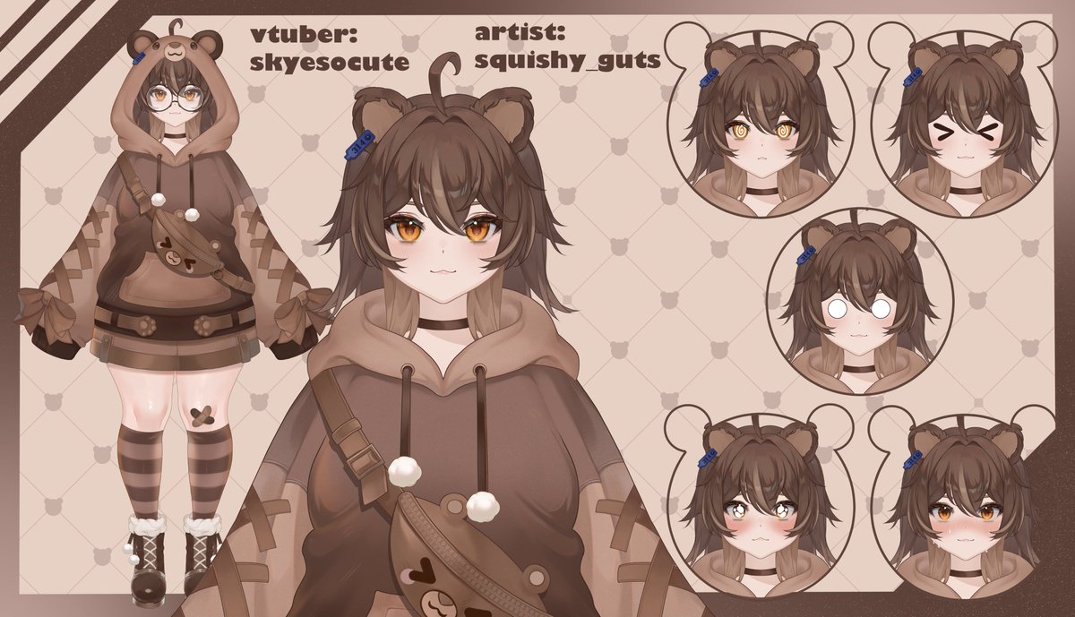 SkyeSoCute's tweet image. MODEL REVEAL!!
design by @Sugar_pink28
model by @squishy_guts
no rig yet!