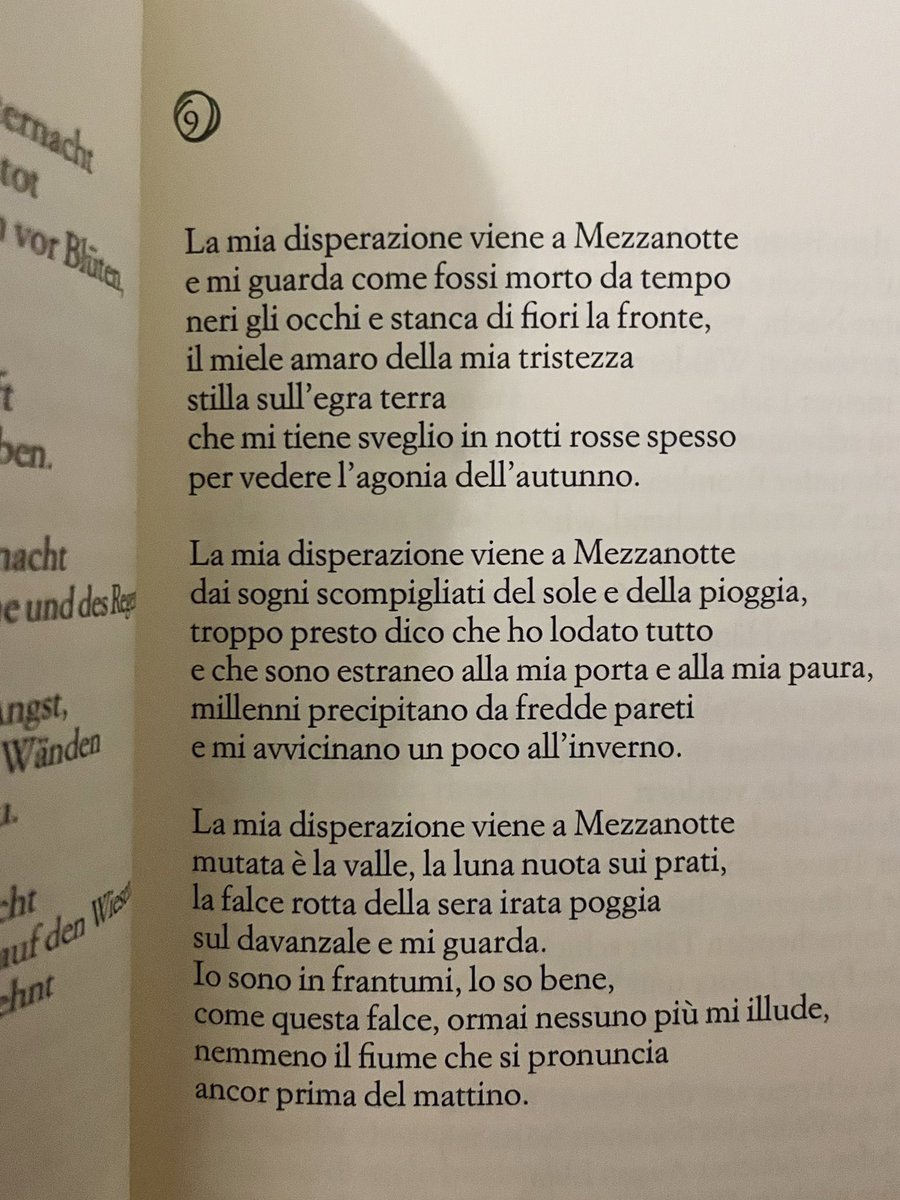 EnricoC82's tweet image. «Meine Verzweiflung kommt um Mitternacht».

[Thomas Bernhard]