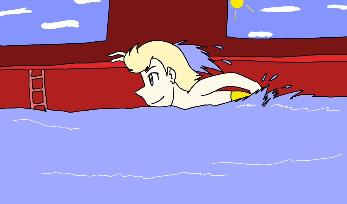 RedHedge8's tweet image. Pino swims in a pool.
for Laquan