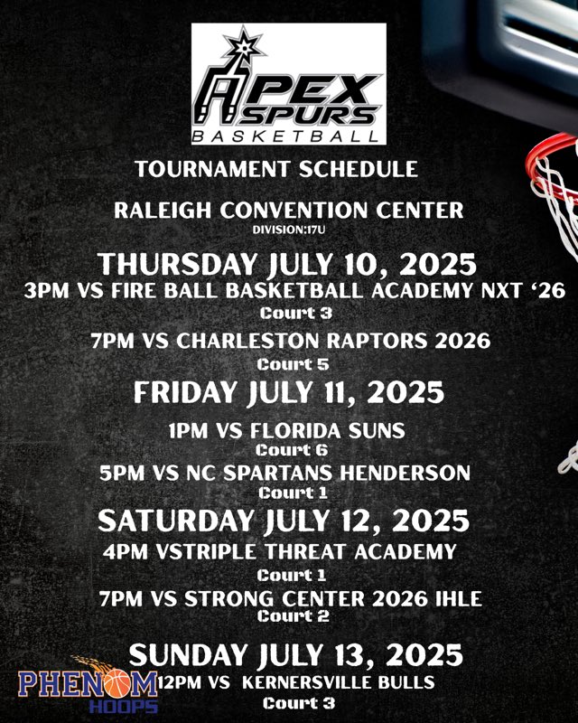 chasegilm.0 (@chasegilm0) on Twitter photo Raleigh convention center July 10-July 13 <a href="/2026Apex42623/">Apex_spurs_2026</a> <a href="/CoachHiggUMO/">Joey Higginbotham</a> <a href="/kaymckoysdad/">Gary Mckoy (Kaylin McKoy dad)</a> <a href="/colbylewis20/">Colby Lewis</a> <a href="/ty1ewis/">Tyler Lewis</a> Raleigh convention center July 10-July 13 <a href="/2026Apex42623/">Apex_spurs_2026</a> <a href="/CoachHiggUMO/">Joey Higginbotham</a> <a href="/kaymckoysdad/">Gary Mckoy (Kaylin McKoy dad)</a> <a href="/colbylewis20/">Colby Lewis</a> <a href="/ty1ewis/">Tyler Lewis</a>