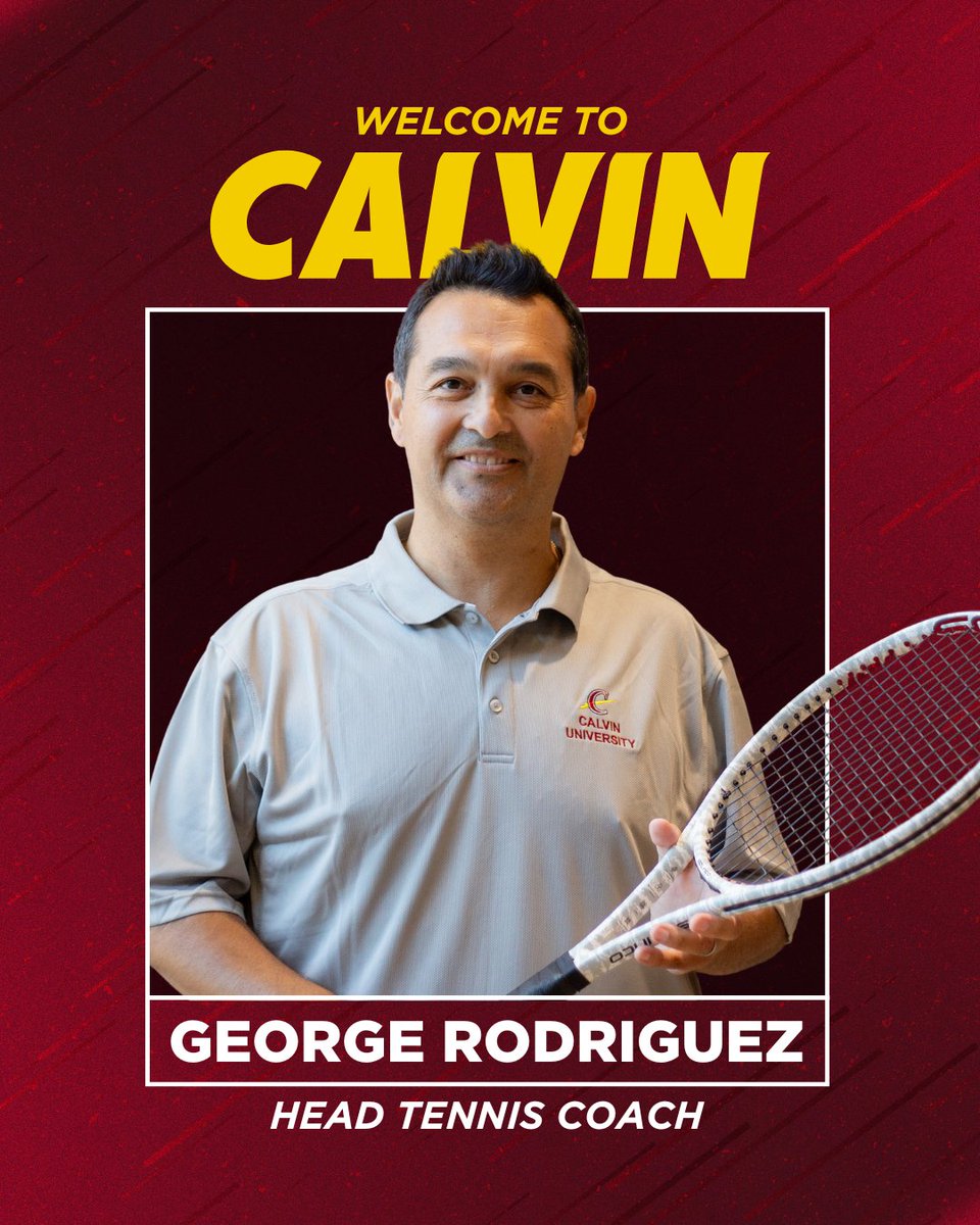 Calvin_Uni's tweet image. We’re excited to welcome George Rodriguez as Calvin’s new head coach for both the men’s and women’s tennis teams!
Read more ➡️ bit.ly/44iCdms