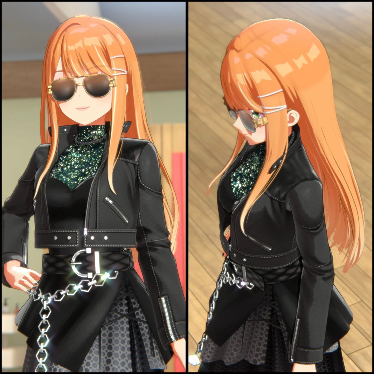 #学マス #紫雲清夏

ガチャチケも、セミブルー復刻も、
そしてグラサンも…清夏っちと、フィーバー中☆(爆)

この黒衣装、グラサンなかなか似合いますね〜♪