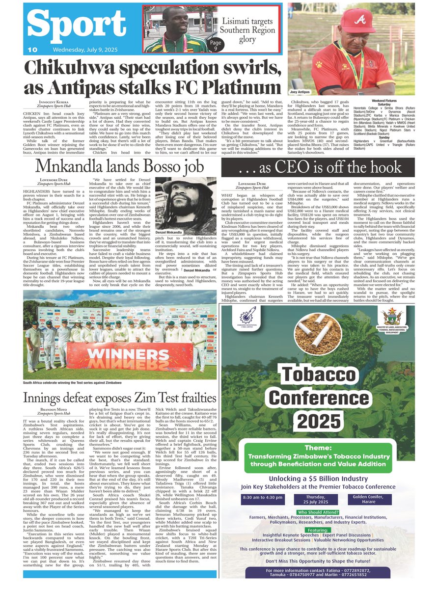 Catch up with today's news! Your daily paper is ready for you!