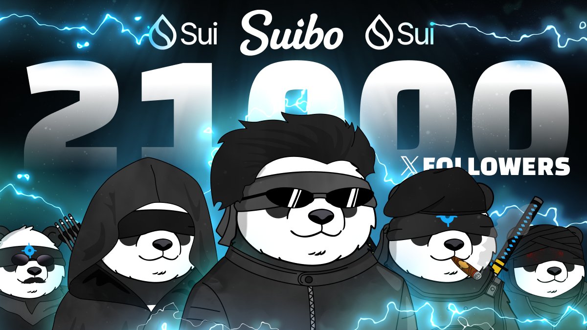 21,000 Follower Milestone 🏆

MASSIVE x50 Suibo Whitelist AIRDROP 🪂
+ BONUS $100 $SUI, Ends in 24 HR ⏰

🗓️ Mint a Suibo on Friday 11th July, 1PM UTC 

Just rt, Tag 2 Friends &amp; Drop Wallet 👇
