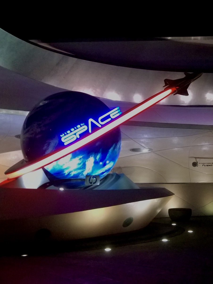 disneypicaday's tweet photo. Who else loves (or rationally loathes) this attraction? I am in the love side, but I wish it could be updated again sometime soon. #MissionSpace #EPCOT https://t.co/DbD4oFbqx0