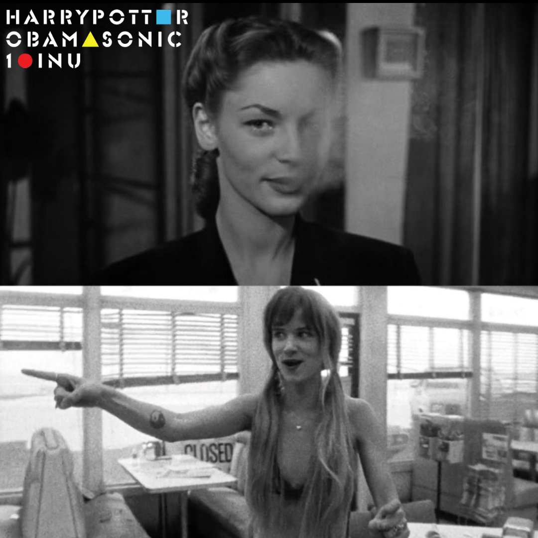 Just looking for a pleasant mix of Lauren Bacall and Mallory Knox
💙🫀🙃

#HarryPotterObamaSonic10inu
