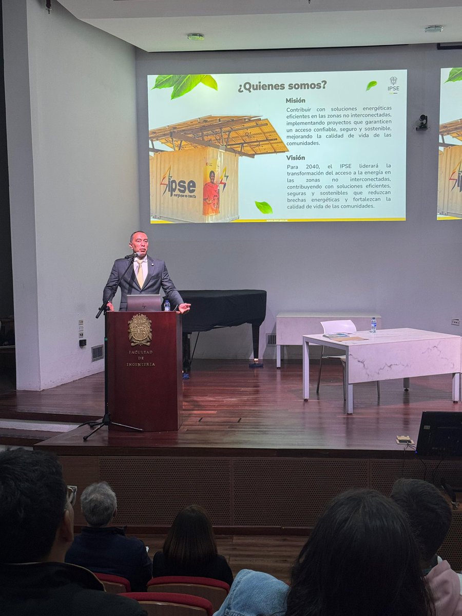 IPSE Colombia (@ipsenergiazni) on Twitter photo 🔴 EN VIVO | Nuestro director participa en el Seminario Permanente de la <a href="/UNALOficial/">Universidad Nacional de Colombia</a> , hablando sobre "Comunidades Energéticas: el trasfondo social de la energía".
Destacando la importancia de la transferencia de conocimiento en espacios universitarios. #EnergíaSostenible 🔴 EN VIVO | Nuestro director participa en el Seminario Permanente de la <a href="/UNALOficial/">Universidad Nacional de Colombia</a> , hablando sobre "Comunidades Energéticas: el trasfondo social de la energía".
Destacando la importancia de la transferencia de conocimiento en espacios universitarios. #EnergíaSostenible