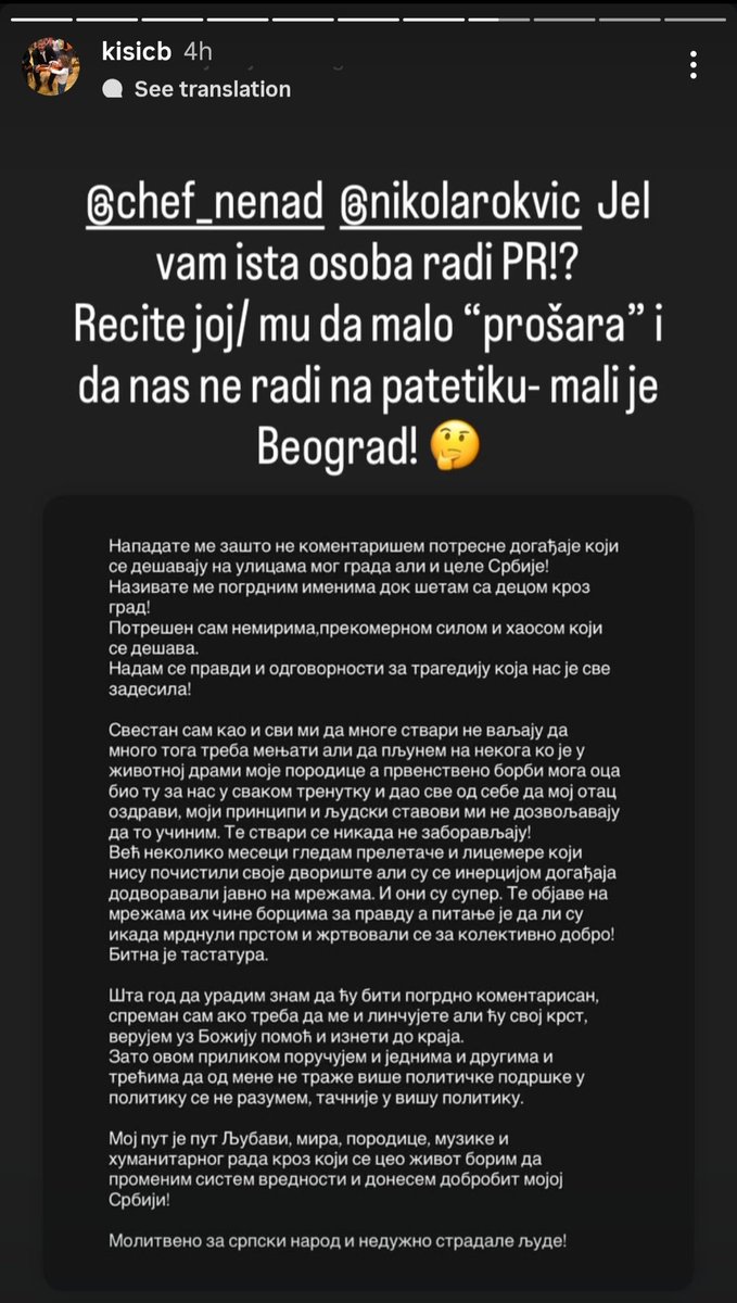 ja ću poludeti od branka kisića što jebe neutralne nikolu rokvića i onog sudiju iz masterchefa ahajshhsh