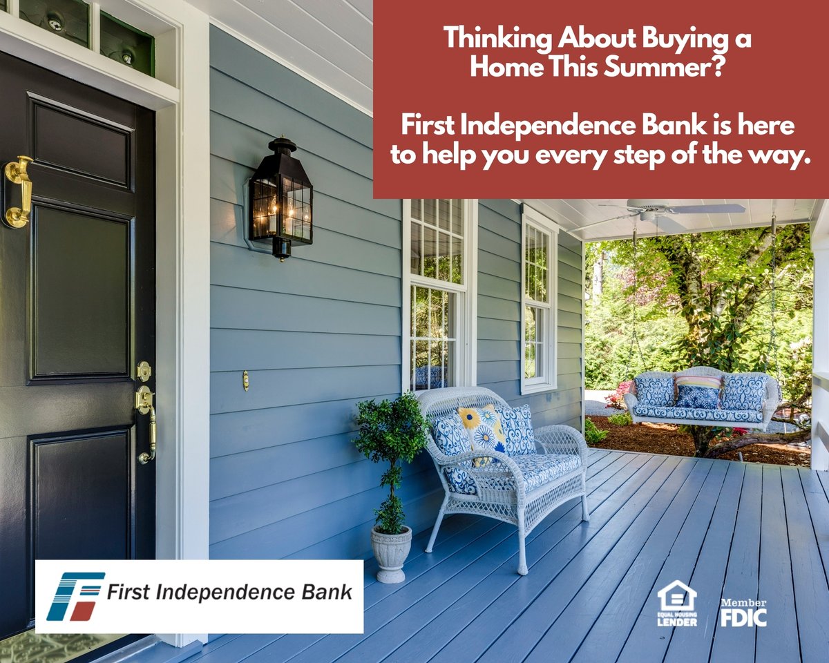 Thinking about buying a home this summer? ☀️

Whether you're a first-time buyer or looking for your next home, #FirstIndependence is here to help you.

We offer flexible #mortgage options and a deep commitment to helping you!

Contact us today! 

#Ficonnected  #homeownership