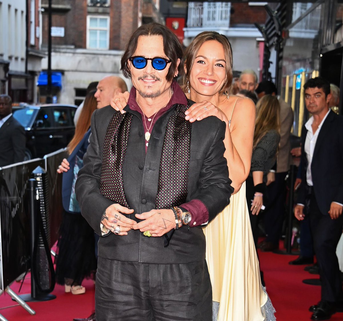 Johnny Depp in his two most recent premieres