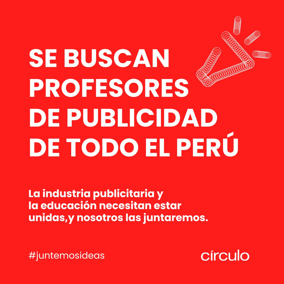 circuloperu's tweet photo. La comisión de educación, liderada por nuestra vocal Rosa Condomarín, llevará a cabo una reunión virtual con docentes de publicidad y diseño de todo el Perú.

Si eres profesor (a) de publicidad, creatividad y diseño publicitario inscríbete en formulario:* https://t.co/5eyVre7PHx https://t.co/A9RgdqS7On
