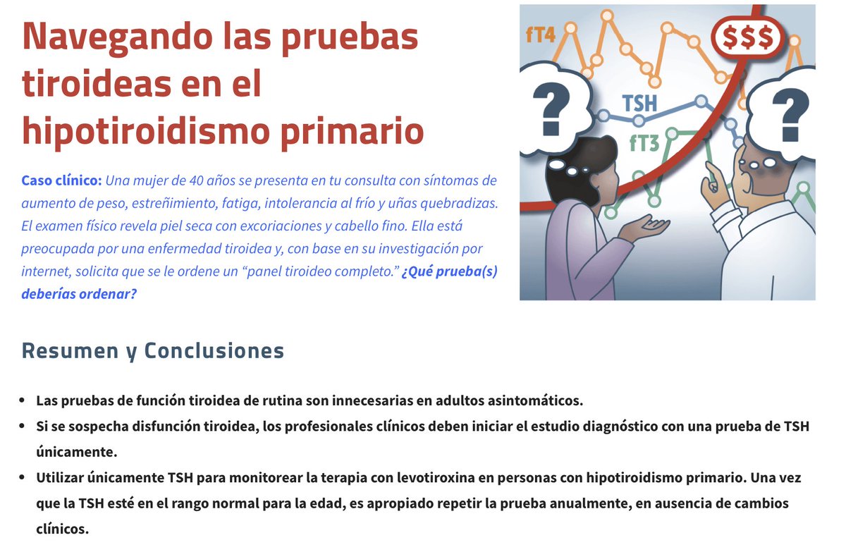 Drug_Evidence's tweet image. 🚨TI Therapeutics Letter 154:
Navegando las pruebas tiroideas en el hipotiroidismo primario
👉🏽 ti.ubc.ca/es/2025/04/22/…
#SegPac #hipotiroidismo #MedEd