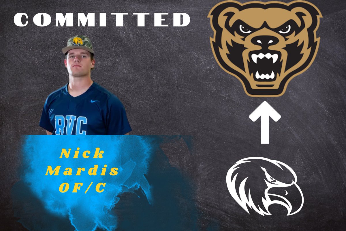Rock Valley College Baseball (@goldeneaglebsbl) on Twitter photo Congrats to <a href="/NickMardis12/">Nick Mardis</a> on his recent commitment to play and attend school at <a href="/OaklandBSB/">Oakland Golden Grizzlies Baseball</a>! Congrats to <a href="/NickMardis12/">Nick Mardis</a> on his recent commitment to play and attend school at <a href="/OaklandBSB/">Oakland Golden Grizzlies Baseball</a>!