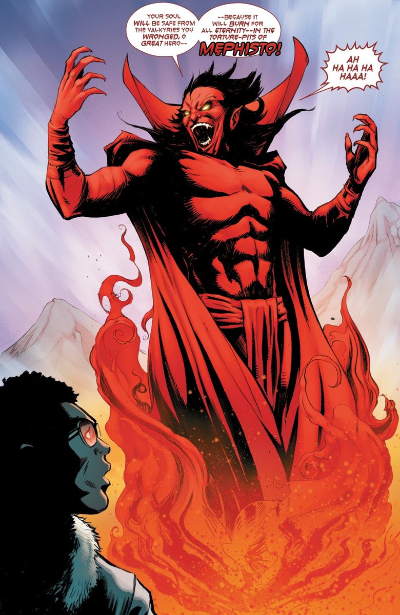 Be careful what you wish for — the devil is in the details. 

Heroes and villains alike have bartered, bargained, and begged Mephisto, reaper of souls, to change their fate. Learn about his most twisted dealings below ⬇️ #MarvelComics