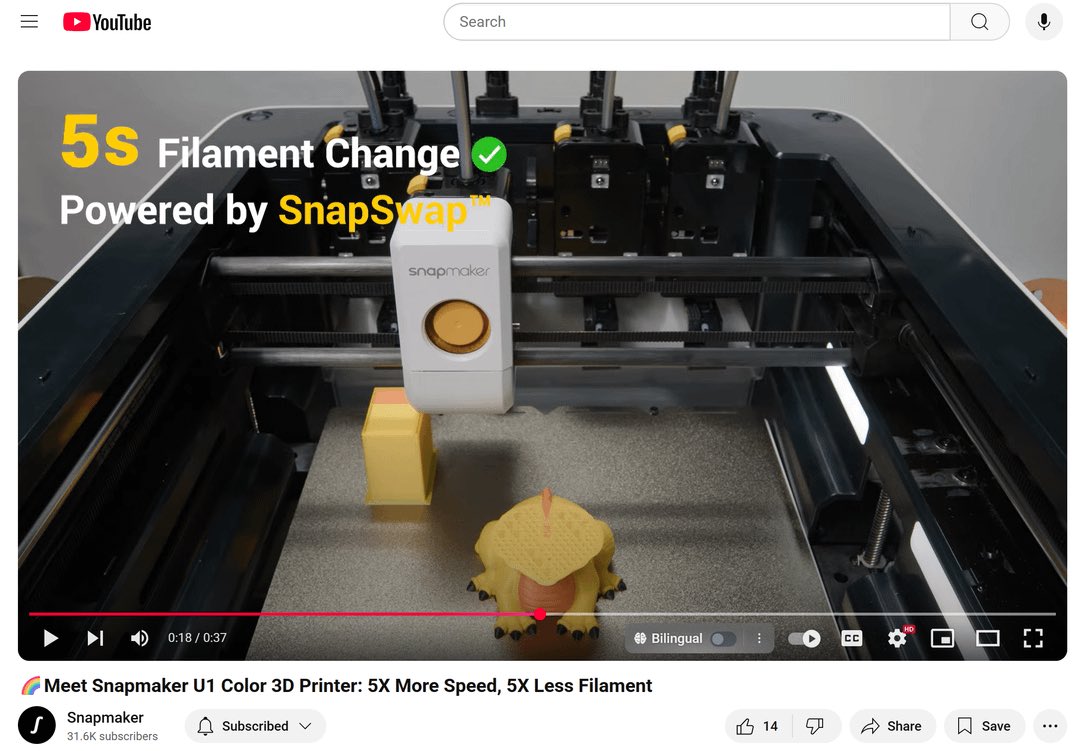 Snapmaker U1 looks interesting. I hope it's in the $1,000-$1,500 range rather than $2,500+