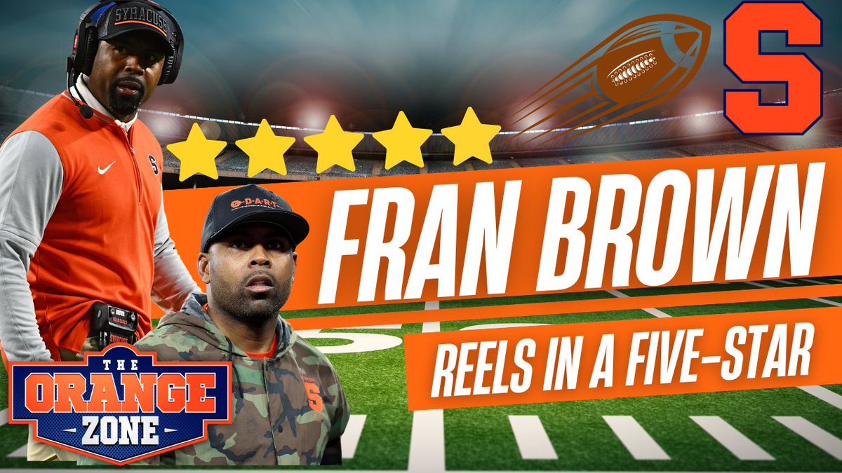 TheOZpod's tweet image. SU Football SNAGS a 5-star. New episode out NOW: youtu.be/C5IJVqMTXgI?si…