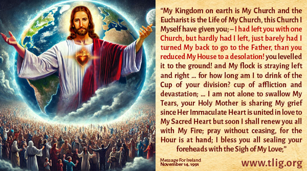 TrueLifeinGod's tweet image. How much Jesus longs for our unity! We are ALL members of the same family, all members of ONE God! Help spread unity by ceasing to differentiate yourself from others. Pray for unity! ww3.tlig.org/en/messages/67…
#PrayForUnity #OneFamilyInChrist #ChurchUnity