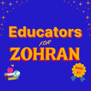 NYC’s teachers union <a href="/UFT/">UFT</a> <a href="/UFT_action/">UFT Action</a> voted to endorse <a href="/ZohranKMamdani/">Zohran Kwame Mamdani</a> for Mayor of NYC.I am elated that my union has arrived at the same conclusion I had a long time ago,that Zohran is the right candidate for <a href="/NYCSchools/">NYC Public Schools</a> for educators and our families.  Join us <a href="/EducatorsZohran/">Educators 4 Zohran</a>