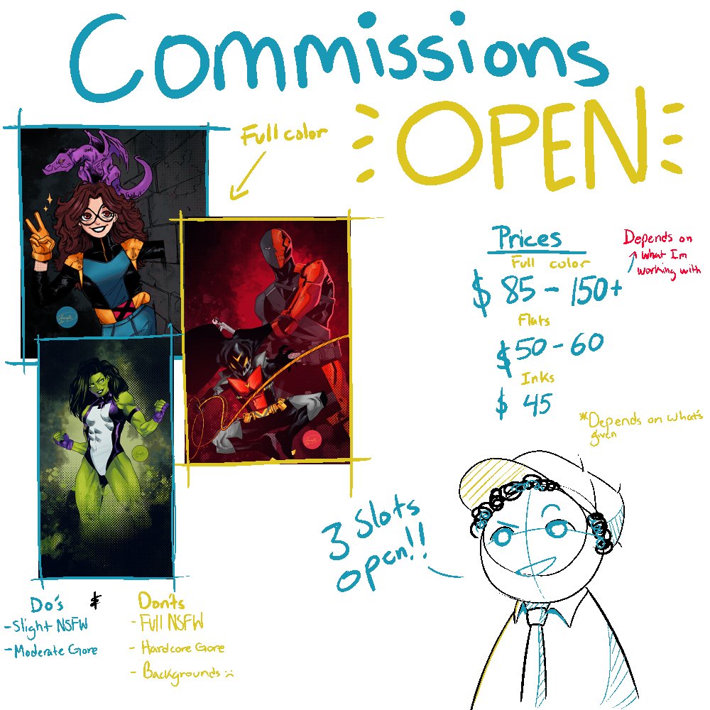 N0TRICE's tweet image. COMMISSIONS OPEN TAKING 3 SLOTS ONLY (for rn) FIRST COME FIRST SERVED
sorry for being late posting this i crashed after work