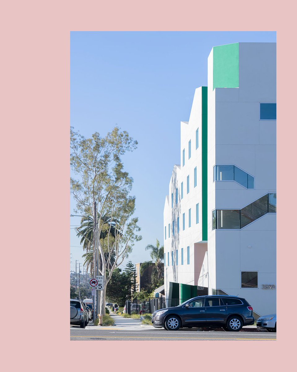 MaltzanArch's tweet image. 26 Point 2 Apartments: 77-unit supportive housing in Long Beach bridging commercial + residential zones. Floating residential volume creates community space below, with color as spatial organizing tool.
#SupportiveHousing #LongBeach #CommunityDesign #Architecture…