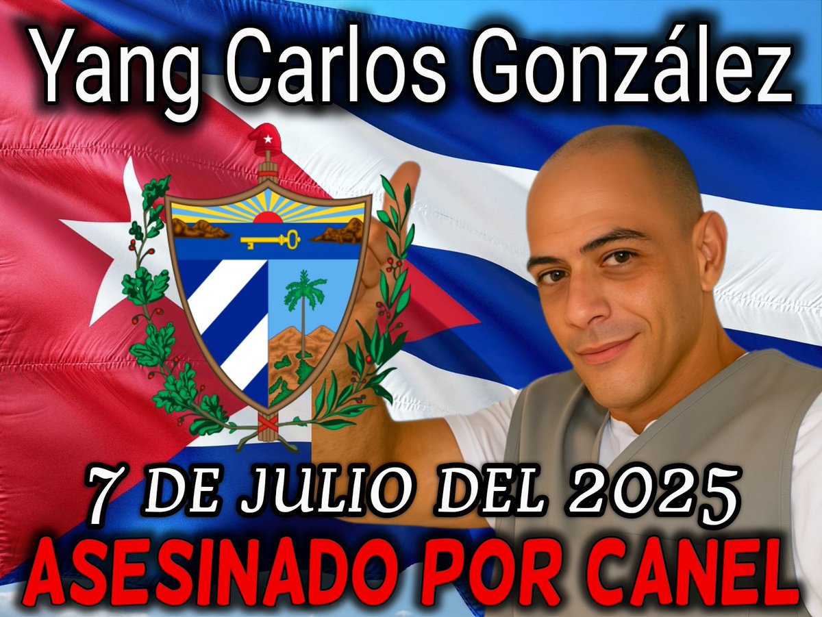 Ayer fallecio en las masmorras castristas el preso politico Yang Carlos González, tras 40 dias en huelga de hambre
Y todavia vienen los anormales q dicen q con la tirania hay q dialogar y plebiscitar
#LibertadParaCuba #AbajoLaTirania #PatriaYLibertad