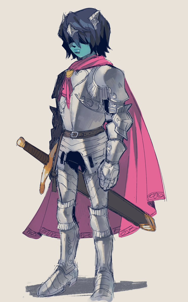 hightideerafan's tweet image. self indulgent kris doodle......... i'll prolly delete this n draw a better art laterrrrr. hashtag deltarune i guess
