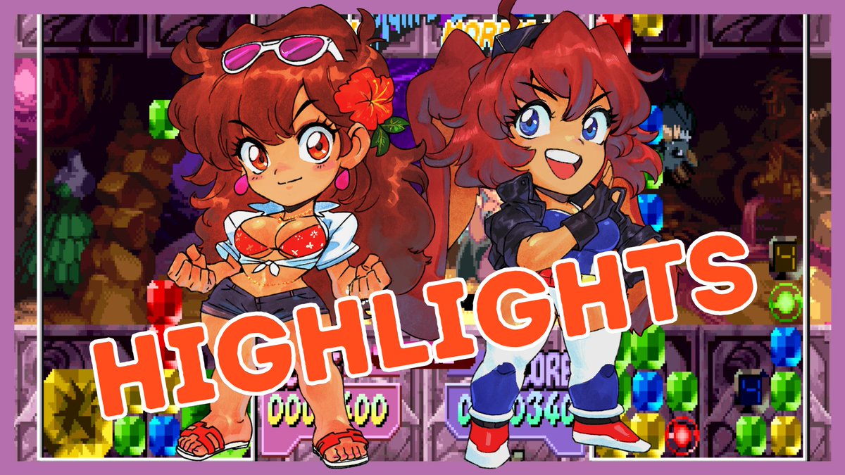 Training montage with <a href="/BATTLE_ATHLETE/">Battle Athlete ⬇️↘️➡️+👊</a> just dropped. Keep schmooving. It's like moving, but way cooler. 💎

🌺 Watch the Super Puzzle Fighter II Turbo Highlights video here: youtube.com/watch?v=xw8lrp…

Edit: Pikko
Art: <a href="/AngryangryD/">D.SLOOGS⚡️EVO A5</a> 

#Vtuber #vtuberclips #StreetFighter #Darkstalkers